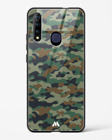 Jungle Camouflage Glass Case Phone Cover-(Vivo)