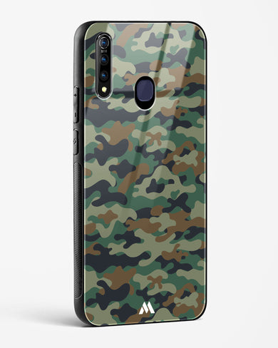 Jungle Camouflage Glass Case Phone Cover-(Vivo)