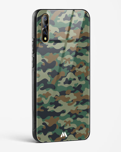 Jungle Camouflage Glass Case Phone Cover-(Vivo)