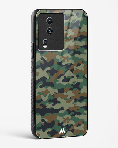 Jungle Camouflage Glass Case Phone Cover-(Vivo)