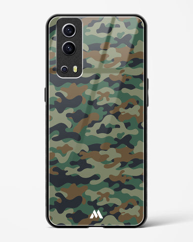 Jungle Camouflage Glass Case Phone Cover-(Vivo)