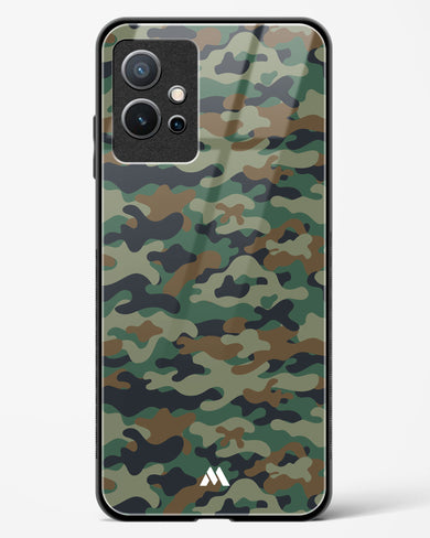 Jungle Camouflage Glass Case Phone Cover-(Vivo)