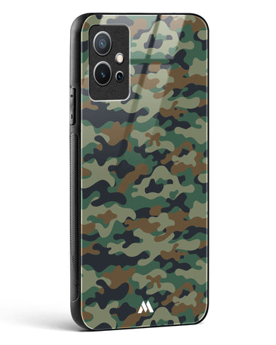 Jungle Camouflage Glass Case Phone Cover-(Vivo)