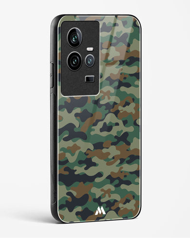 Jungle Camouflage Glass Case Phone Cover-(Vivo)