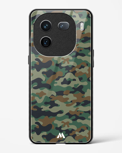 Jungle Camouflage Glass Case Phone Cover-(Vivo)