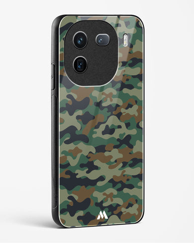 Jungle Camouflage Glass Case Phone Cover-(Vivo)