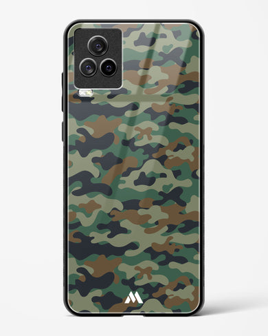 Jungle Camouflage Glass Case Phone Cover-(Vivo)