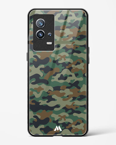 Jungle Camouflage Glass Case Phone Cover-(Vivo)