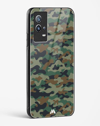 Jungle Camouflage Glass Case Phone Cover-(Vivo)