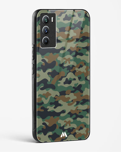 Jungle Camouflage Glass Case Phone Cover-(Vivo)