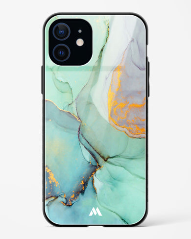 Green Shale Marble Glass Case Phone Cover (Apple)