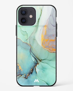 Green Shale Marble Glass Case Phone Cover (Apple)