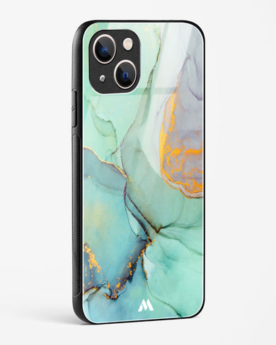 Green Shale Marble Glass Case Phone Cover (Apple)
