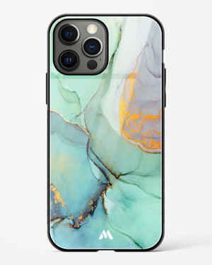 Green Shale Marble Glass Case Phone Cover (Apple)