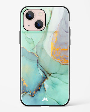 Green Shale Marble Glass Case Phone Cover (Apple)