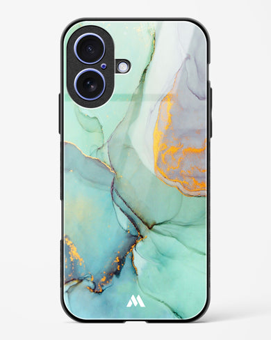 Green Shale Marble Glass Case Phone Cover (Apple)