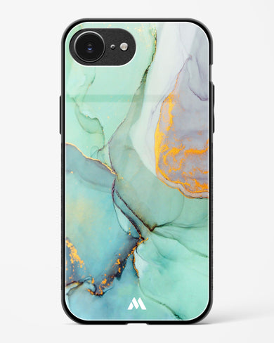 Green Shale Marble Glass Case Phone Cover (Apple)