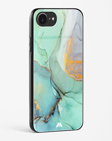 Green Shale Marble Glass Case Phone Cover (Apple)