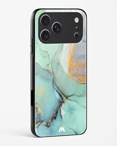 Green Shale Marble Glass Case Phone Cover (Apple)