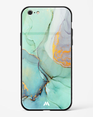 Green Shale Marble Glass Case Phone Cover (Apple)