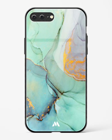 Green Shale Marble Glass Case Phone Cover (Apple)