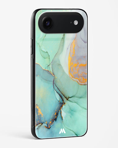 Green Shale Marble Glass Case Phone Cover (Apple)