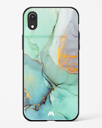 Green Shale Marble Glass Case Phone Cover (Apple)