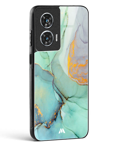 Green Shale Marble Glass Case Phone Cover (Motorola)