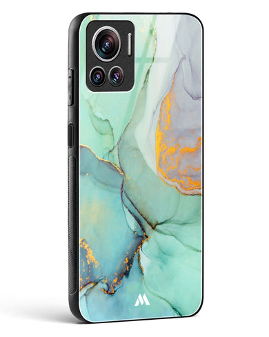 Green Shale Marble Glass Case Phone Cover (Motorola)