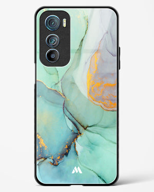 Green Shale Marble Glass Case Phone Cover-(Motorola)