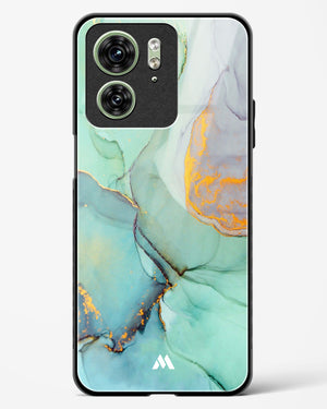 Green Shale Marble Glass Case Phone Cover (Motorola)