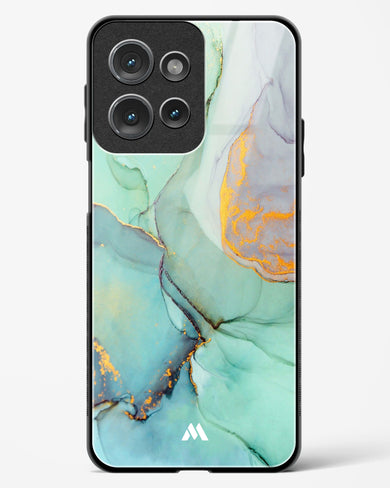 Green Shale Marble Glass Case Phone Cover (Motorola)