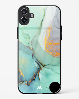 Green Shale Marble Glass Case Phone Cover (Nothing)