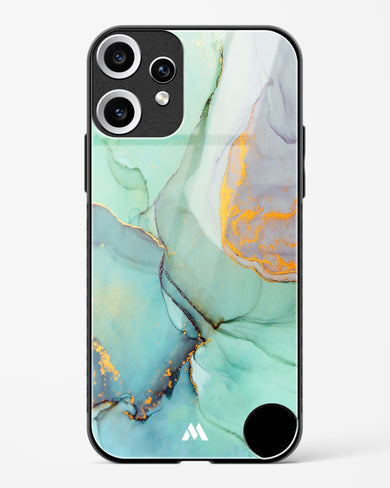Green Shale Marble Glass Case Phone Cover (Nothing)