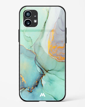 Green Shale Marble Glass Case Phone Cover (Nothing)