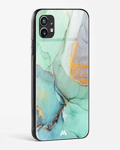 Green Shale Marble Glass Case Phone Cover (Nothing)