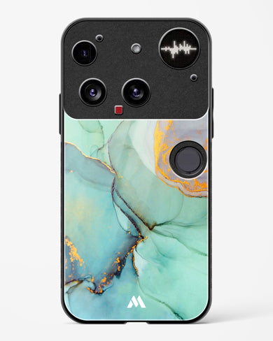 Green Shale Marble Glass Case Phone Cover (Nothing)