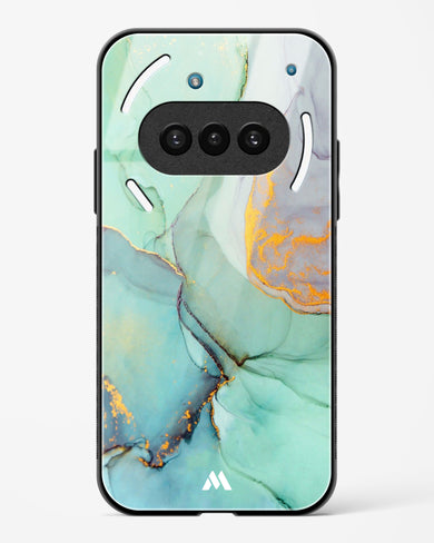 Green Shale Marble Glass Case Phone Cover (Nothing)