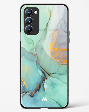 Green Shale Marble Glass Case Phone Cover (Oppo)