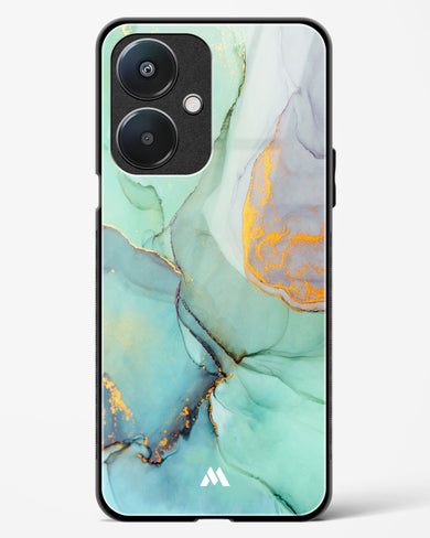 Green Shale Marble Glass Case Phone Cover (Oppo)