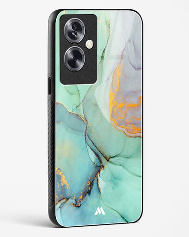 Green Shale Marble Glass Case Phone Cover (Oppo)