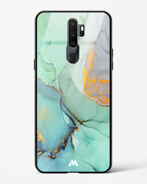 Green Shale Marble Glass Case Phone Cover (Oppo)