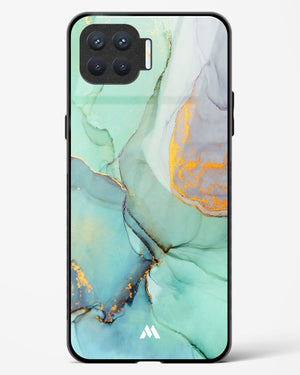 Green Shale Marble Glass Case Phone Cover (Oppo)