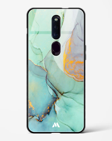 Green Shale Marble Glass Case Phone Cover (Oppo)