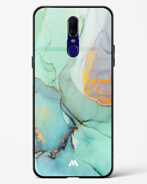 Green Shale Marble Glass Case Phone Cover (Oppo)