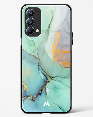 Green Shale Marble Glass Case Phone Cover (Oppo)