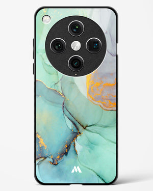 Green Shale Marble Glass Case Phone Cover (Oppo)