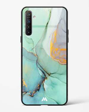 Green Shale Marble Glass Case Phone Cover (Oppo)