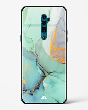 Green Shale Marble Glass Case Phone Cover (Oppo)