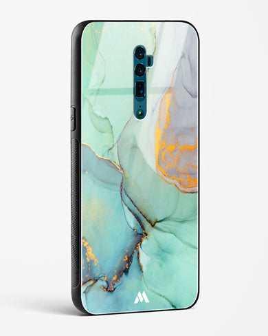 Green Shale Marble Glass Case Phone Cover (Oppo)